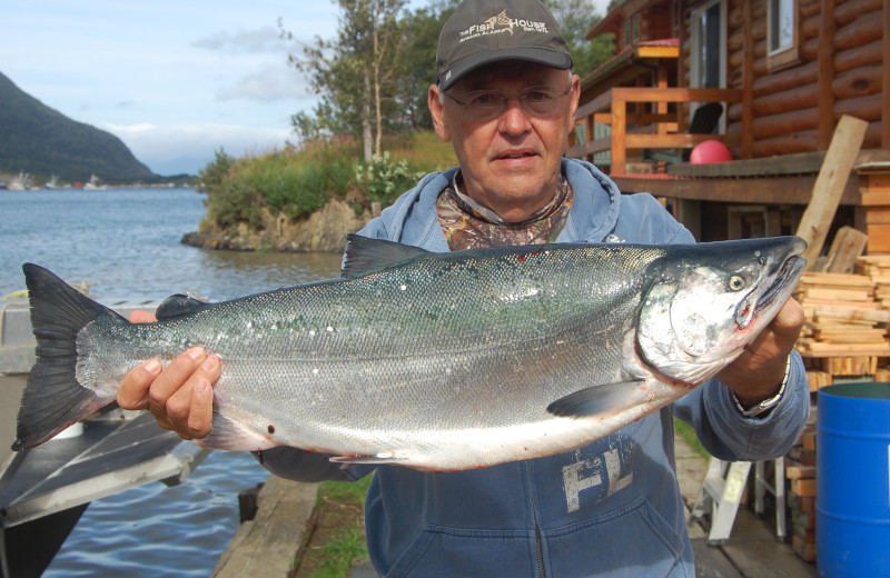 Fishing at Alaska's Kodiak Island Resort.