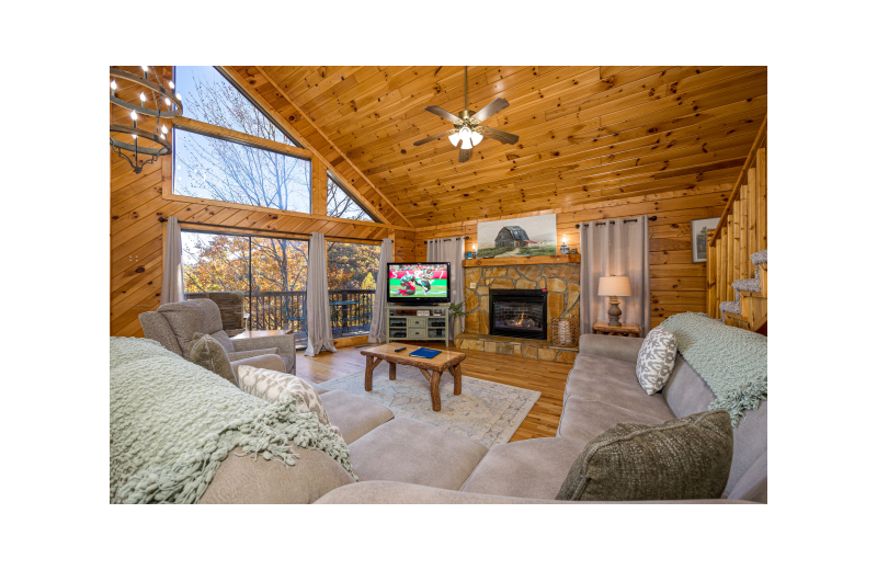 Living room at American Patriot Getaways - Absolutely Fabulous.