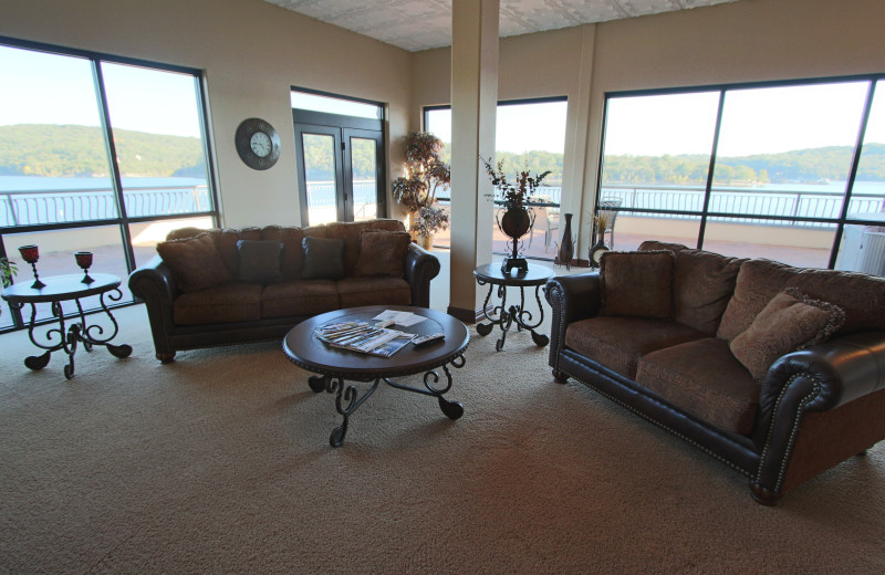 Suite living room at D'Monaco Luxury Resort.