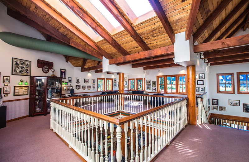 Trophy room at Painter's Lodge.
