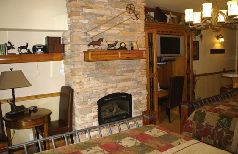 Guest room at Prospector Square Lodge & Conference Center.