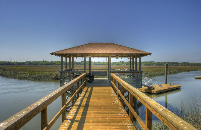 Fishing dock at Hodnett Cooper.