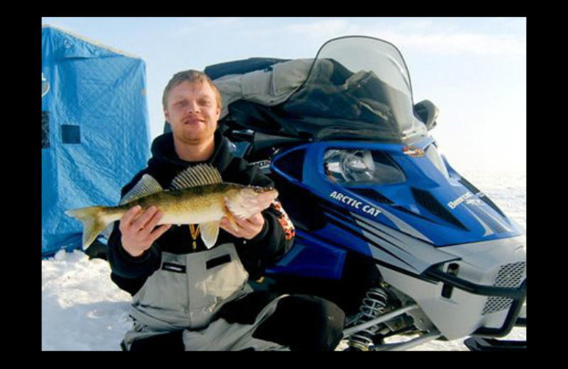 Fishing at Winter-Sett Resort.