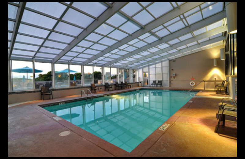 Indoor pool at Shell Island Resort.