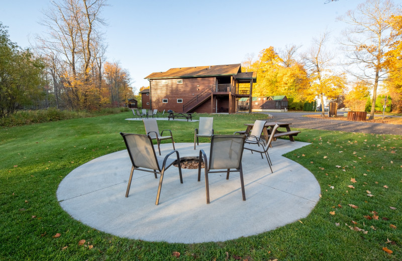 Quad patio at Appeldoorn's Sunset Bay Resort.