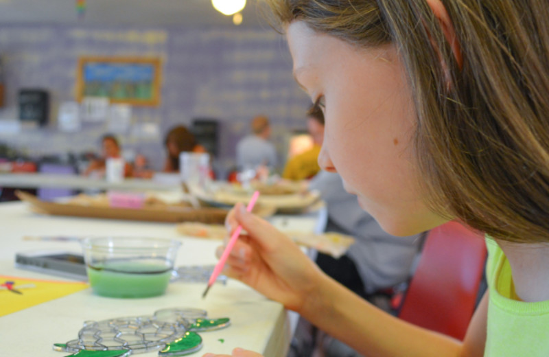 Arts and crafts at Mark Twain Landing.