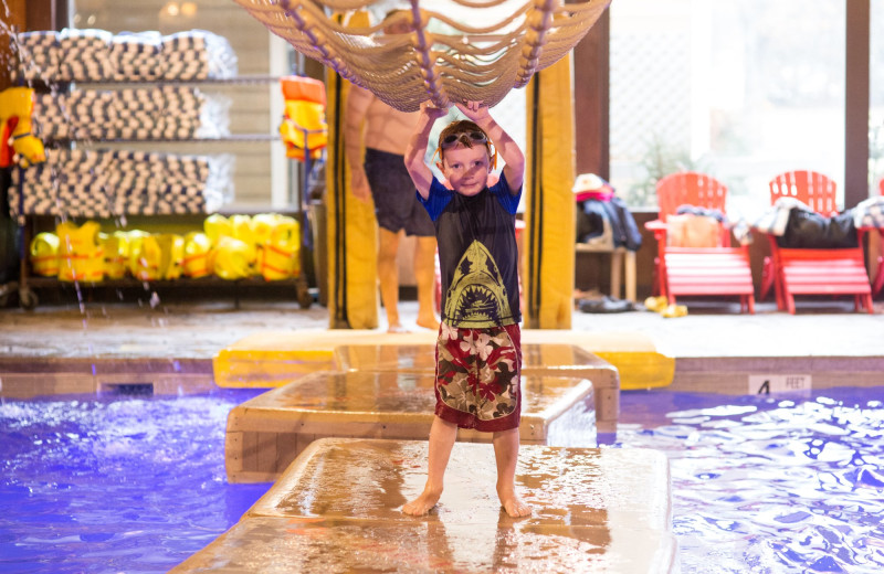 Indoor water park at Rocking Horse Ranch Resort.
