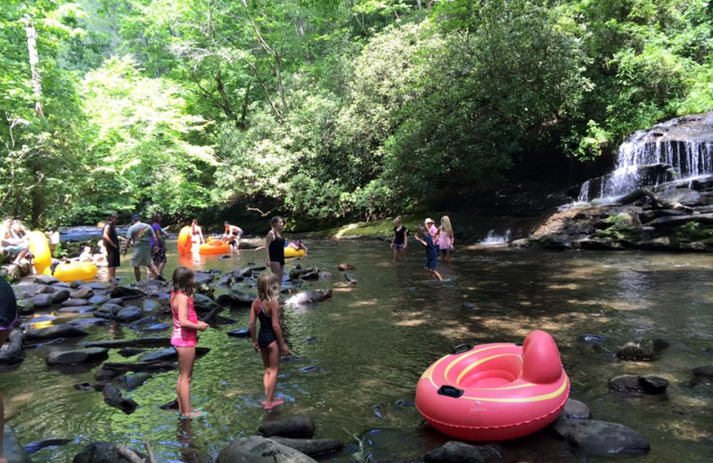 River tubing at Nantahala Village.