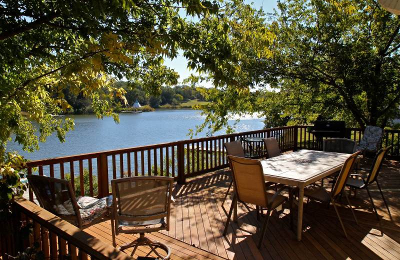 Porch at Premier Lake Property Rentals.