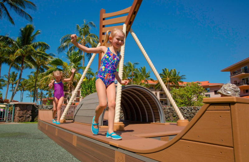 Kids playground at Marriott-Waiohai Beach Club.