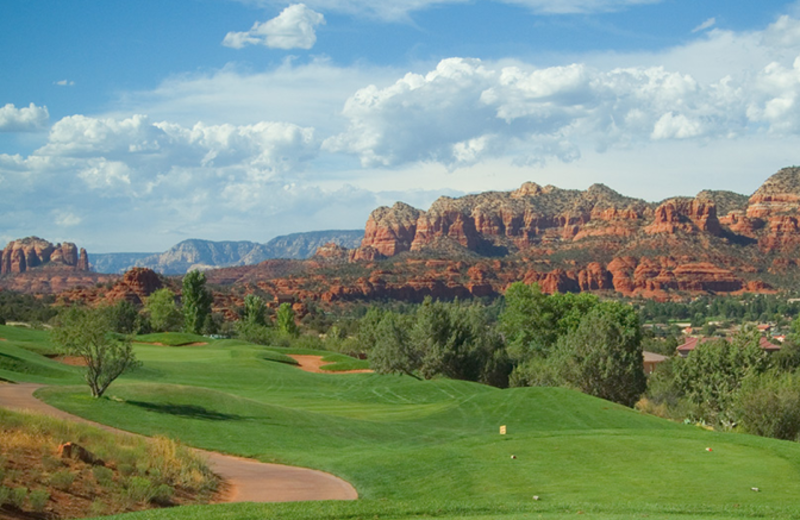 Golf course near Desert Quail Inn.