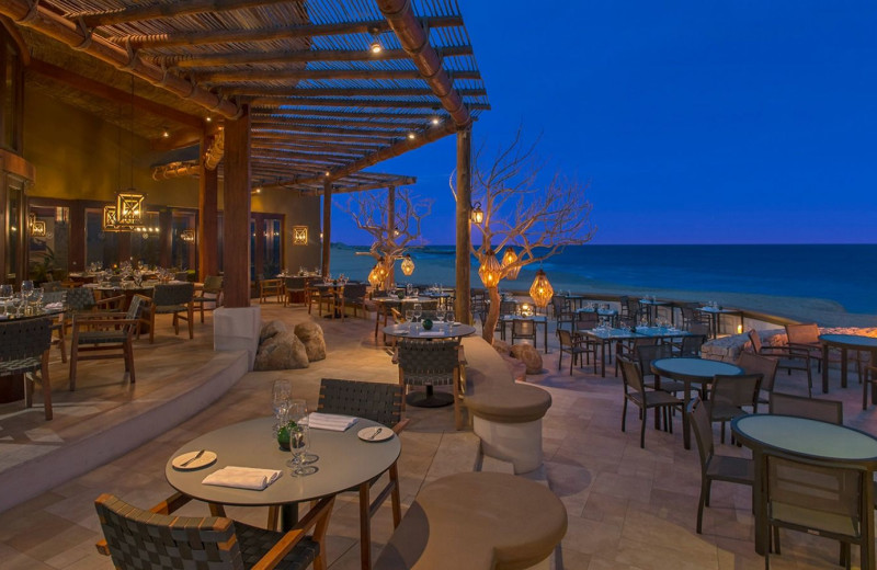 Dining at Sheraton Hacienda del Mar Resort & Spa.