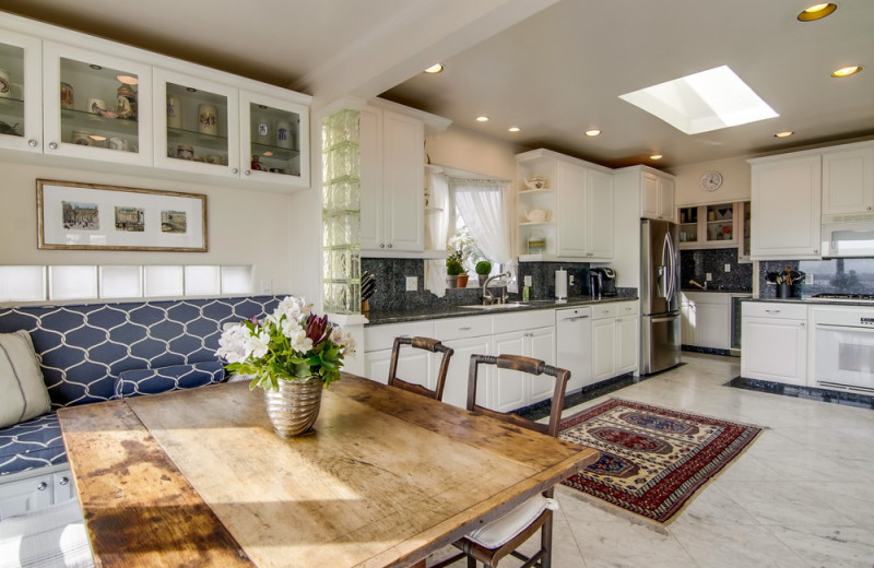 Rental kitchen at Cal Vacation Homes.