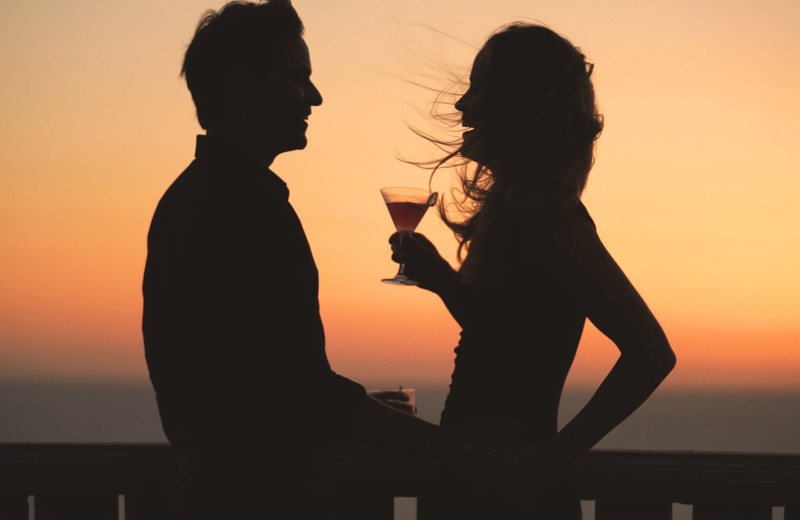 Couple at The Ritz-Carlton, Laguna Niguel.