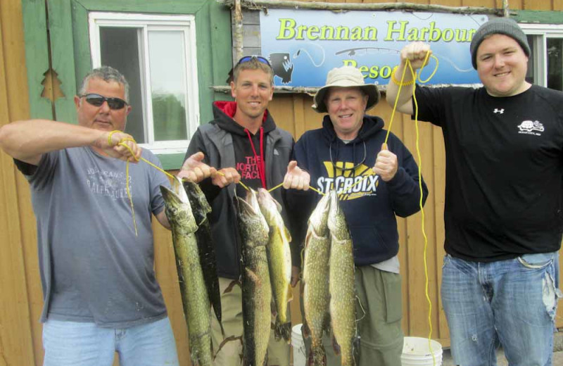 Fishing at Brennan Harbour Resort.