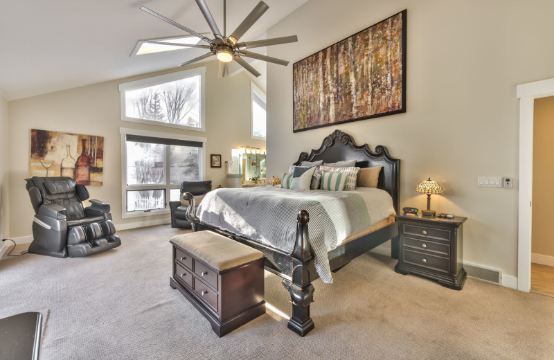Rental bedroom at Park City Rental Properties.
