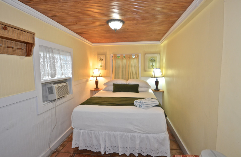 Guest room at Garden House Bed & Breakfast.