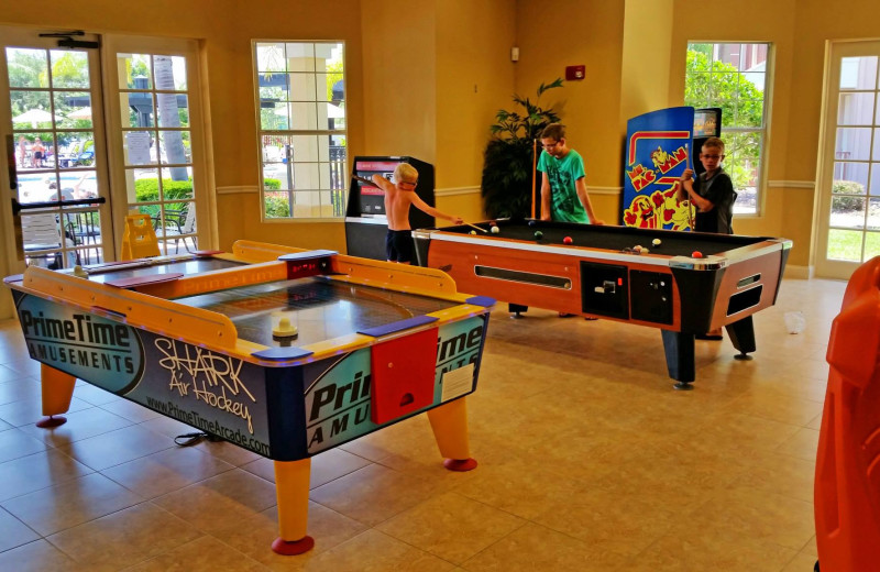 Game room at Casiola Vacation Homes.