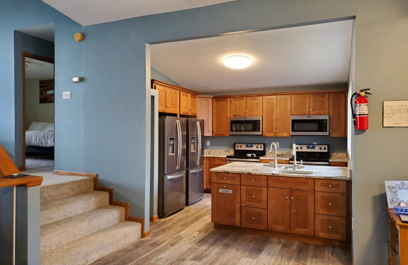 Cabin interior at Runaway II Resort and Campground.