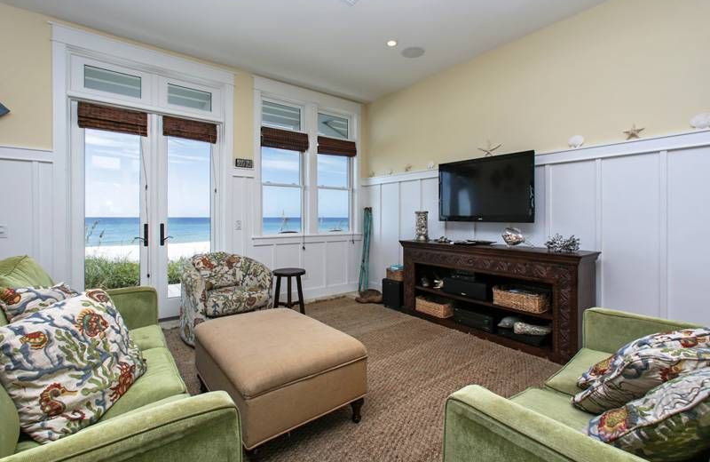 Rental living room at Southern Vacation Rentals.