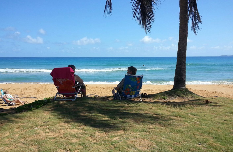 Beach at Luquillo Sunrise Beach Inn.