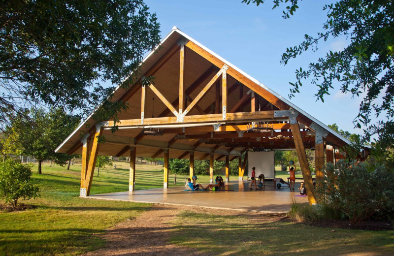 Yoga at Camp Balcones Spring.