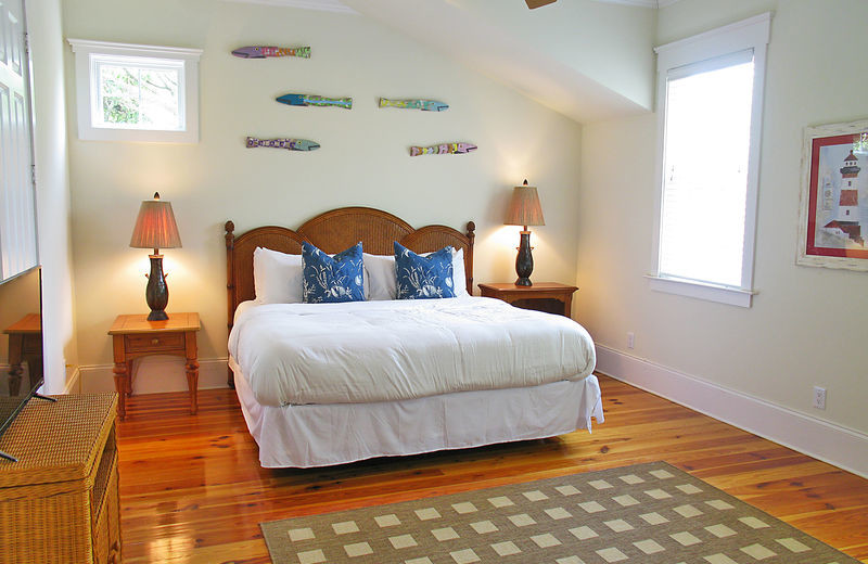 Rental bedroom at Exclusive Properties - Isle of Palms.