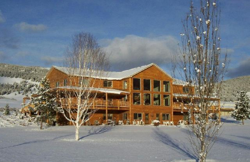 Winter time at Montana High Country Lodge.