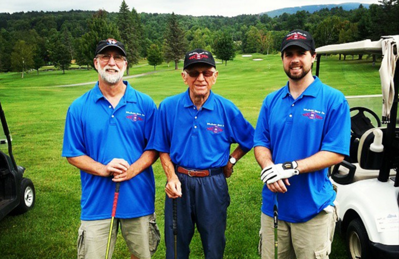 Golfing at The Thompson House.