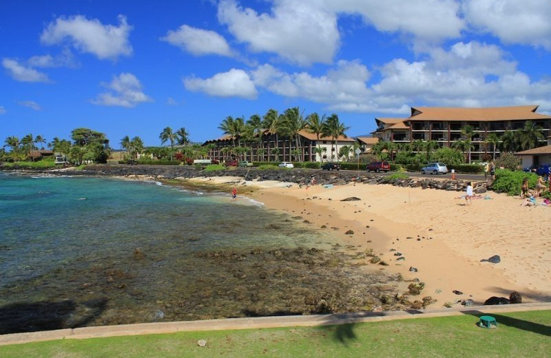 The beach at Great Vacation Retreats.