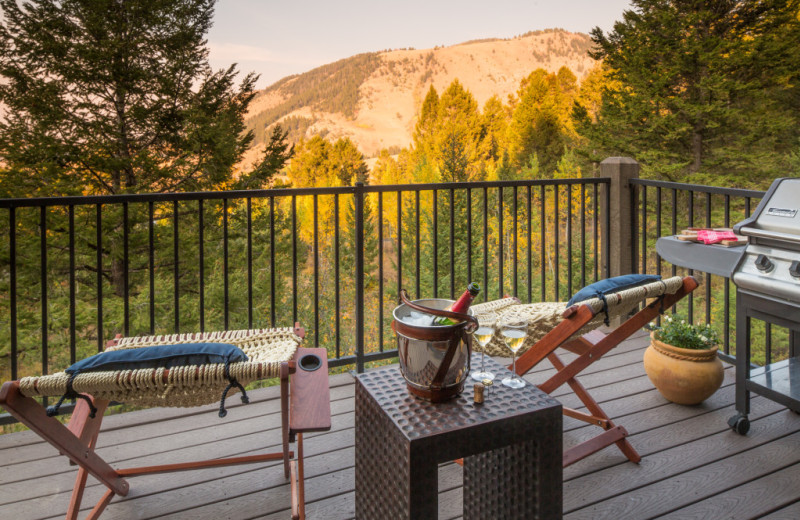 Deck view at Cabin and Company.