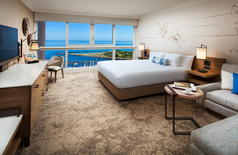 Guest room at Prince Waikiki.