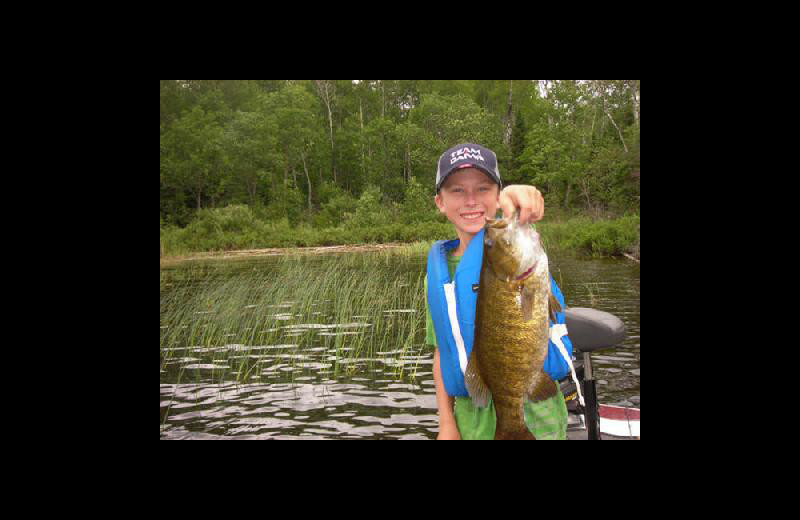 Fishing at Stokes Bay Resort.