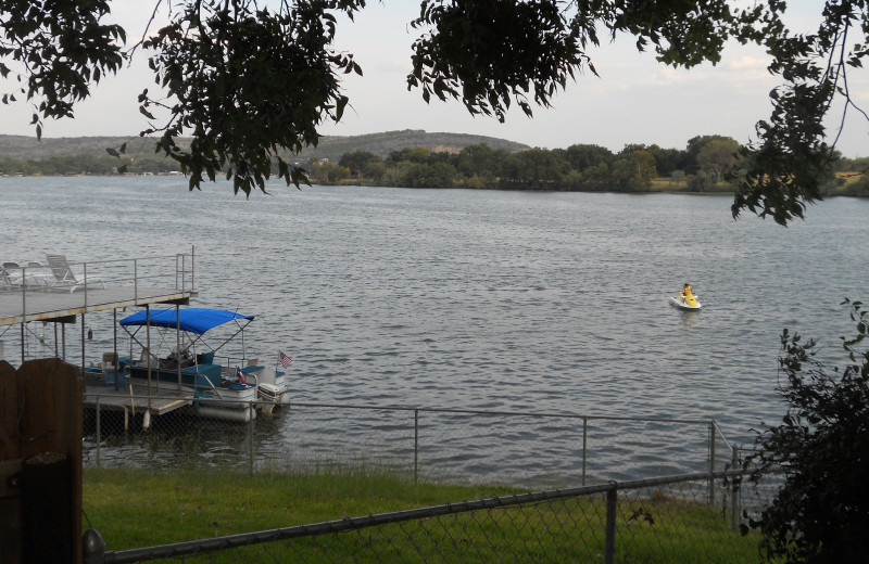 Lake view at Rio Vista Resort.