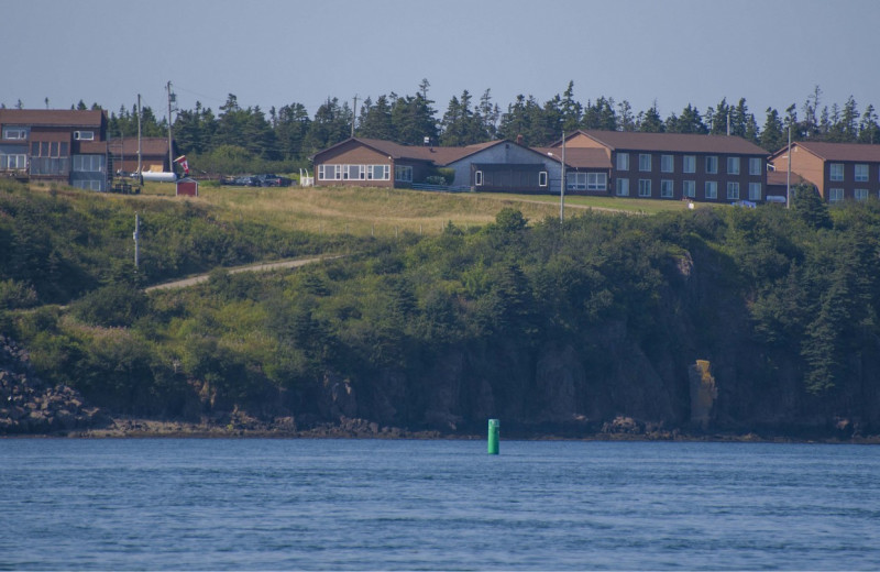 Exterior view of Brier Island Lodge and Resort.