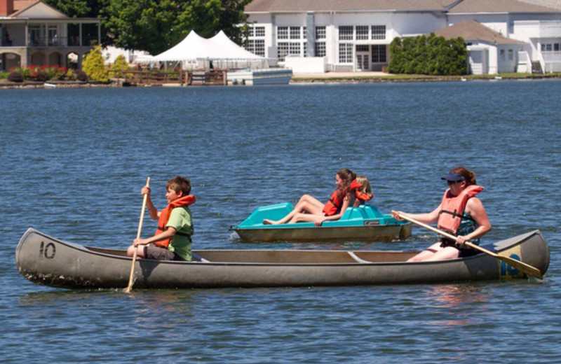 Canoeing at Lake Junaluska Conference & Retreat Center.