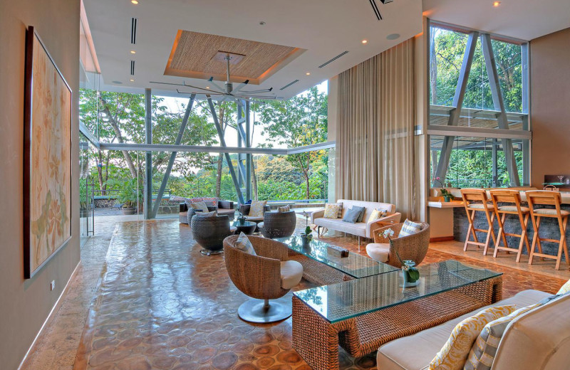 Rental living room at Costa Rica Luxury Lifestyle.