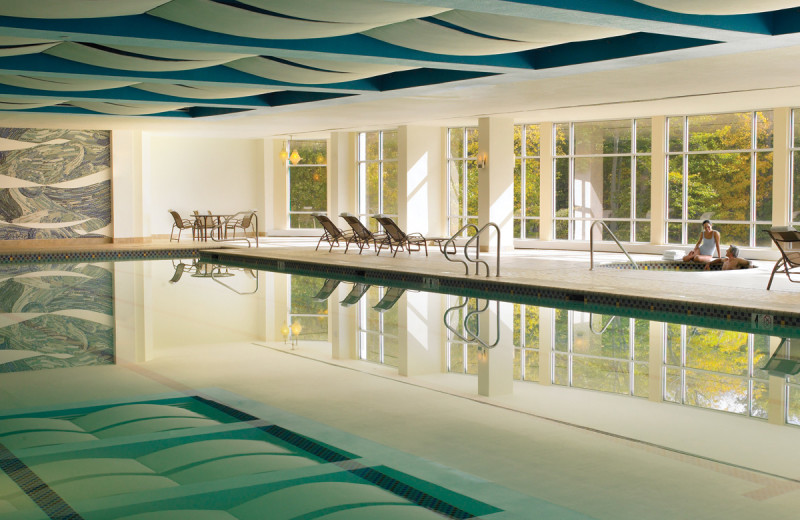 Indoor pool at Canyon Ranch in Lenox.