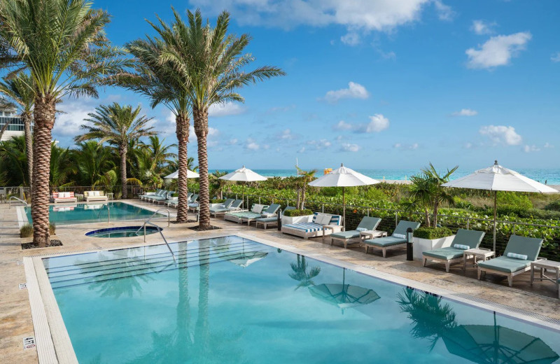 Outdoor pool at Marriott Stanton South Beach.