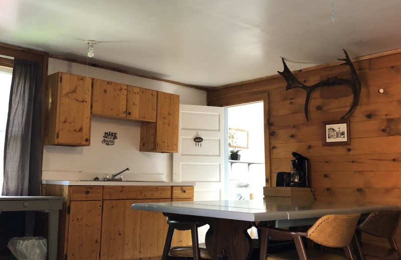 Kitchen at Gold Mine Resort.