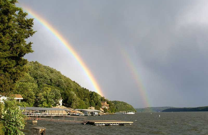 Rainbow at Sunset Inn Resort.