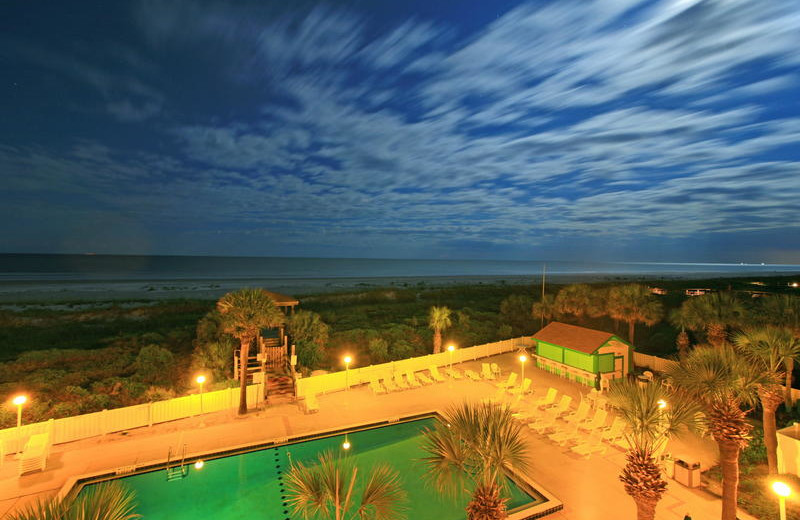 Outdoor pool at Holiday Isle Oceanfront Resort. 