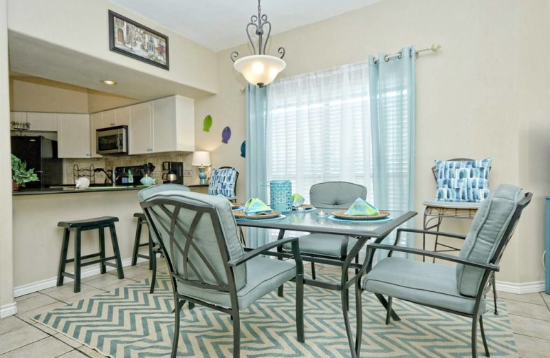 Rental kitchen at River City Resorts.