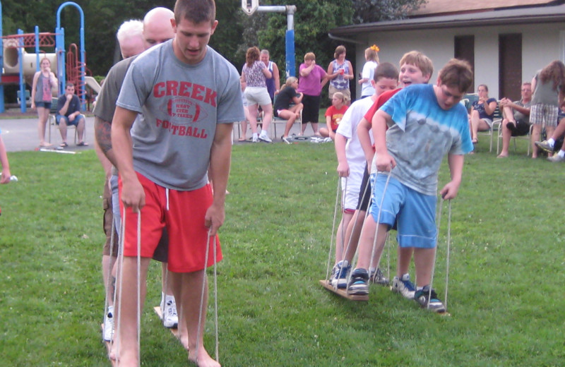 Family games at Central House Family Resort.