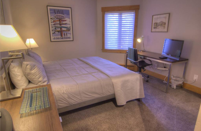 Rental bedroom at Westwind at Vail.