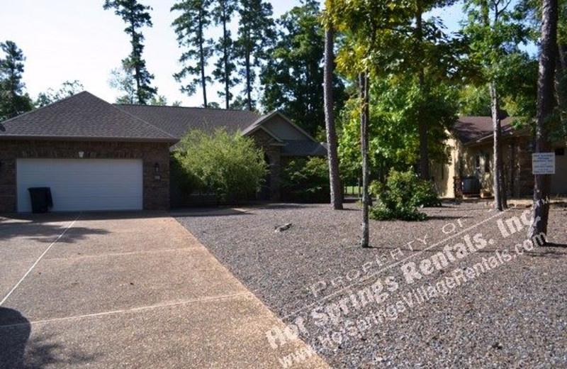 Rental exterior at Hot Springs Village Rentals.