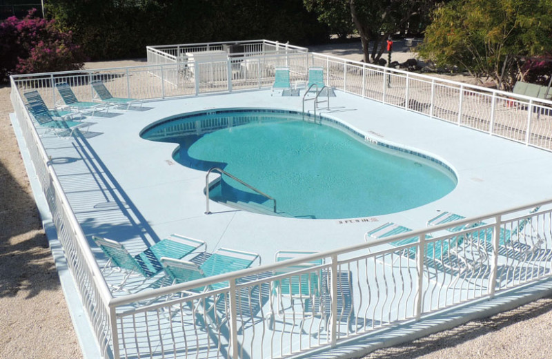 Outdoor pool at Rock Reef Resort.
