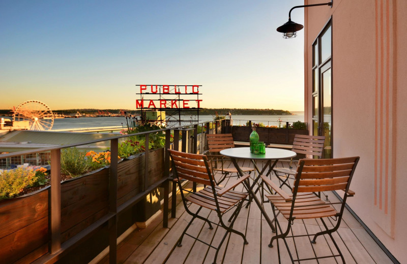 Balcony at Inn at the Market.