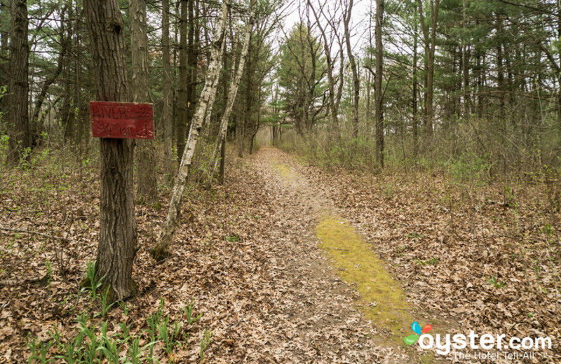 Trail at Birchcliff Resort.