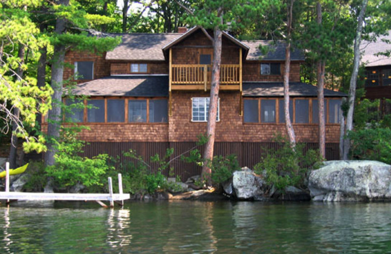 Lakeside cabin at Rockywold-Deephaven Camps.